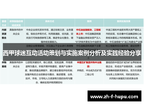 西甲球迷互动活动策划与实施案例分析及实践经验分享